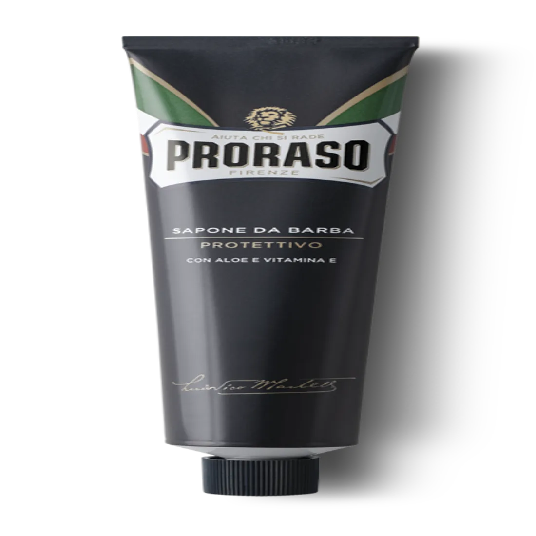 Shaving soap in a tube Protective