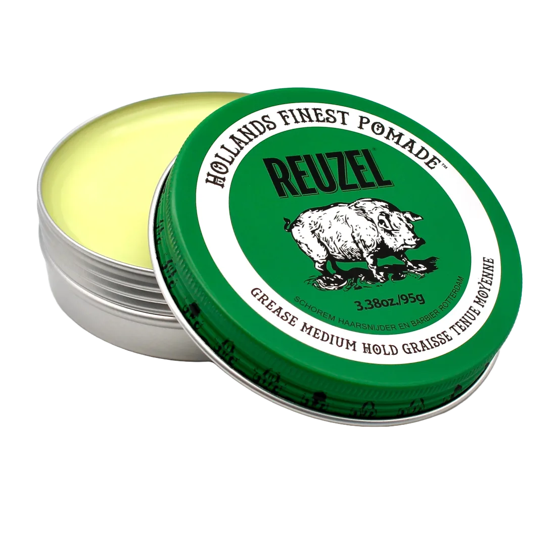 Green Grease-based Medium Hold Pomade